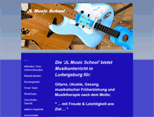 Tablet Screenshot of gitarrenunterricht-ludwigsburg.de